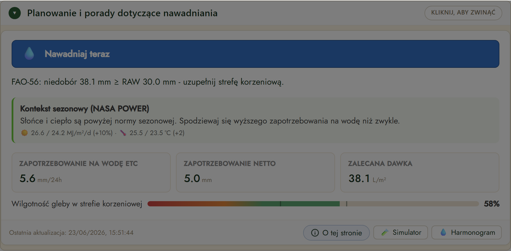 Planowanie nawadniania i porady FairGrow